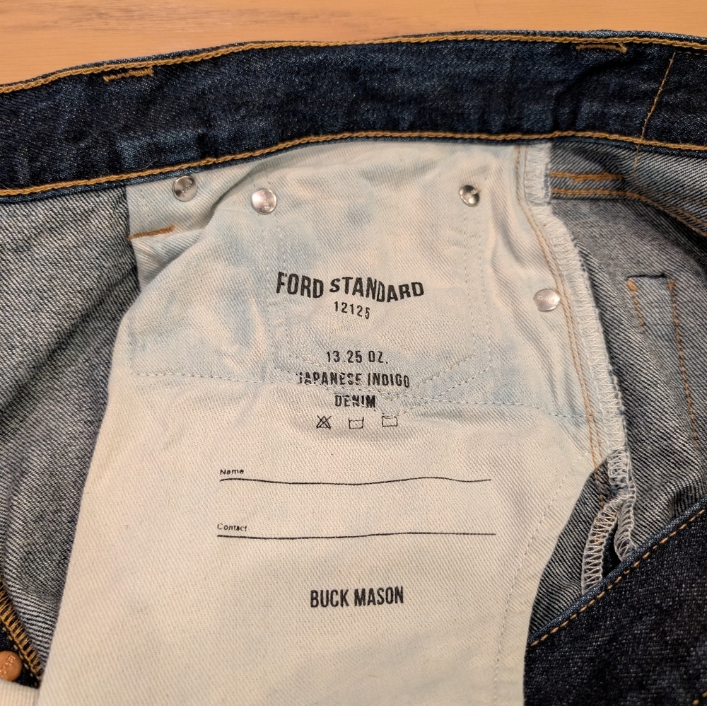 Buck Mason Ford Standard Denim Jeans - Picture 11 of 11